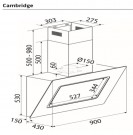 THERMEX CAMBRIDGE - RUSTFRI / SVART - 900MM thumbnail