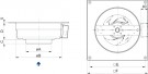 KV125 M K.vifte vegg ø125mm thumbnail