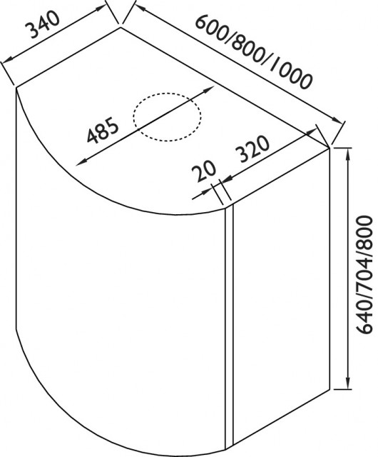 Røros orion – børstet stål – B 800mm - H 704mm