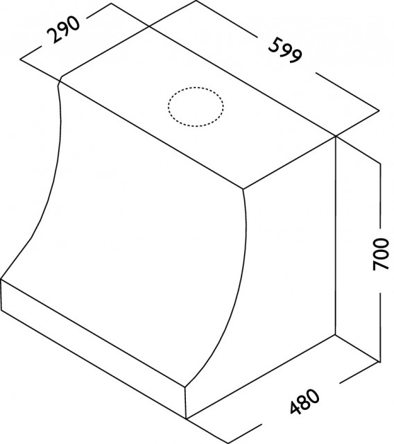 Røros stil – velg farge – 600mm