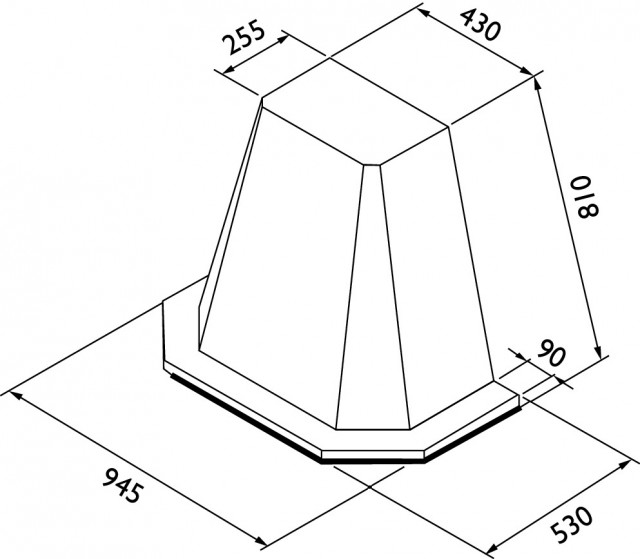 Røros harmoni – velg farge – 950mm