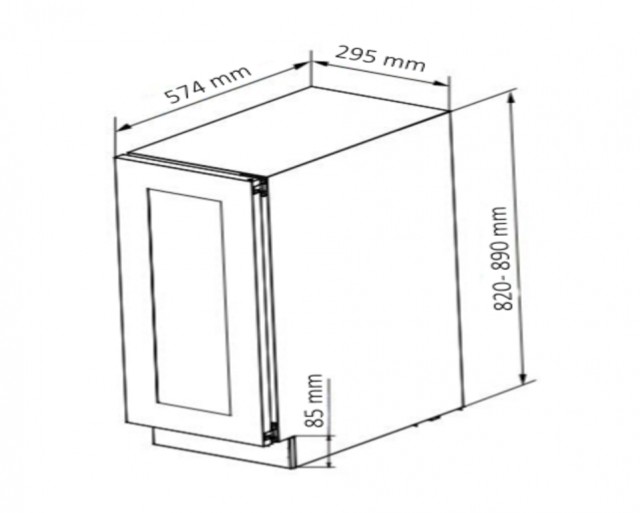 Thermex Winemex 20 - Svart - 20 flasker