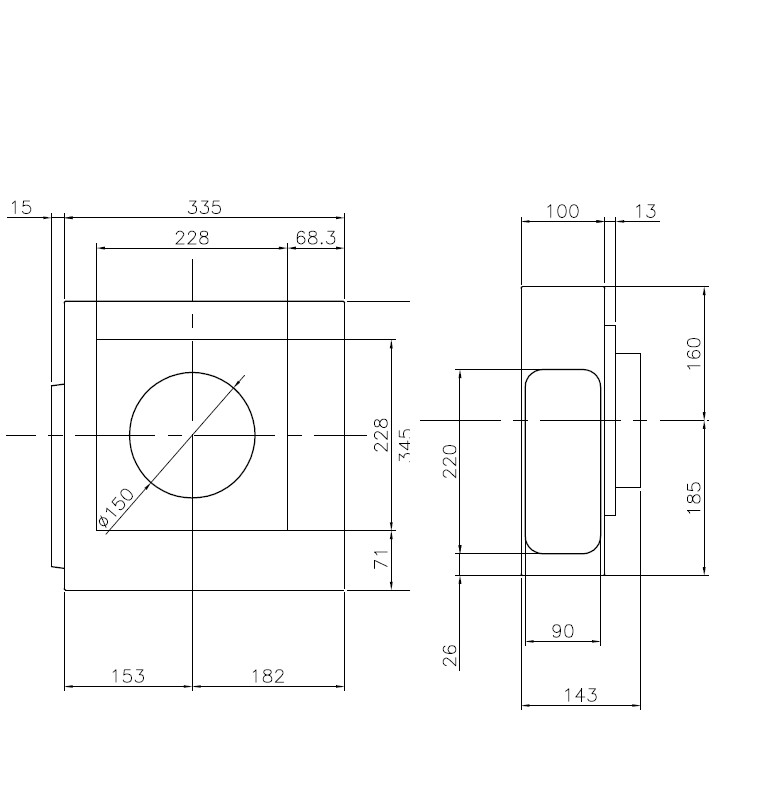 PLINTH EKSTERN MOTOR 1000